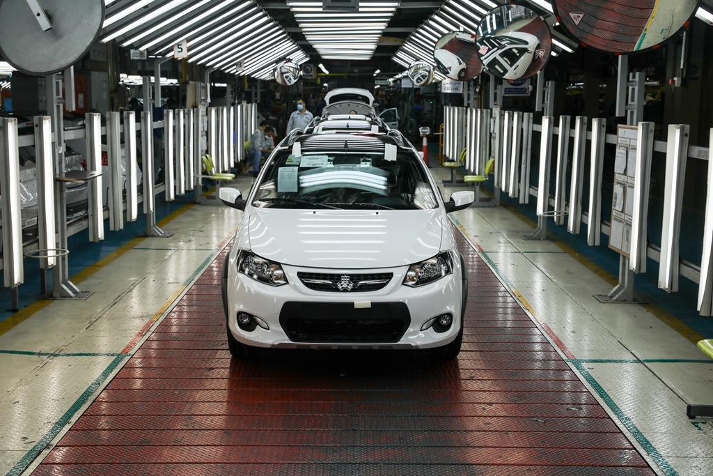 تولید روزانه بیش از ۵۰۰ دستگاه خودروی کامل در‌ پارس خودرو